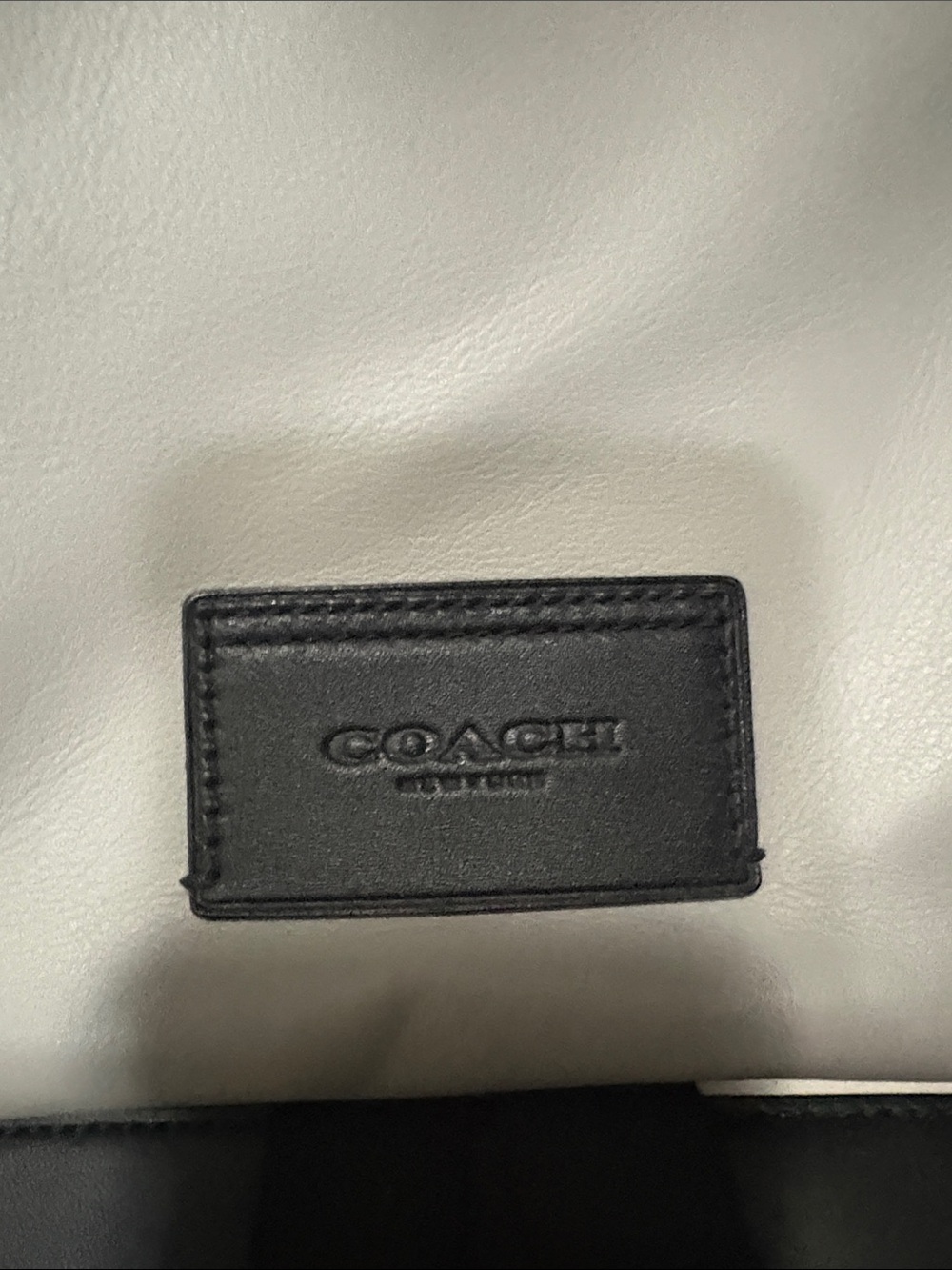 Coach Men’s Grey Backpack with Black Flap and Blue Trim - Picture 2 of 12